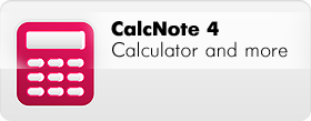 Inesoft CalcNote 4 is a calculator, notepade and converter unit in one.